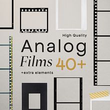 High Quality Film Frames Kit. Design, Photograph, Social Media, Social Media Design, Digital Photograph, and Studio Photograph project by Sparrow & Snow - 11.13.2019