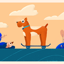 My project in Loop Animation with Mixed Illustration Techniques course Ein Projekt aus dem Bereich Animation und 3-D-Animation von Andrea Rebelo - 28.10.2021