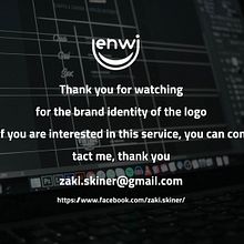 enwi logo. Design, and Graphic Design project by zakaria sellakh - 10.28.2021