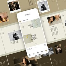 Sage Step by Step Carousel Templates. Social Media, Social Media Design, Design, and Photograph project by Sparrow & Snow - 09.20.2020
