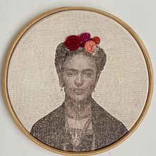 Meu projeto do curso: Bordado em fotografias sobre tela. Photograph, Collage, Paper Craft, Printing, Embroider, and DIY project by Laryssa Brandini - 10.28.2021
