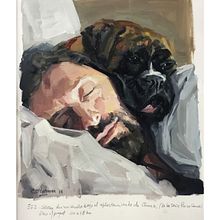 Puro Amor. Portrait Drawing, Oil Painting, and Watercolor Painting project by Camila O'Gorman - 10.28.2021