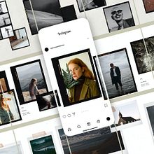 Analog - Carousel Post Templates. Design, Graphic Design, Social Media, and Social Media Design project by Sparrow & Snow - 06.03.2019