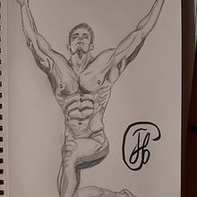 Mi Proyecto del curso: Introducción al dibujo artístico de la figura humana. Een project van  Schetsen, Tekening met potlood,  Tekening, Realistische tekening y Anatomisch tekenen van Jarry - 29.10.2021