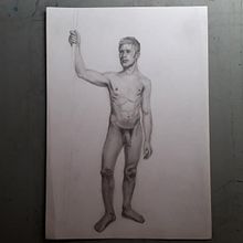 Mi Proyecto del curso: Dibujo realista de la figura humana. Un proyecto de Ilustración tradicional, Bellas Artes, Bocetado, Dibujo a lápiz, Dibujo, Dibujo realista y Dibujo anatómico de Emilce Gomez - 29.10.2021
