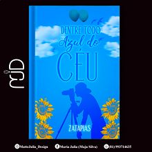 Dentre Todo Azul do Céu. Graphic Design, Vector Illustration, and Digital Illustration project by Maju Silva - 10.29.2021