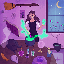 Mi Proyecto del curso: Ilustración digital de personajes: conceptualización y color. Traditional illustration, Drawing, Digital Illustration, Color Theor, and 3D Character Design project by Paula Fernandes - 10.30.2021