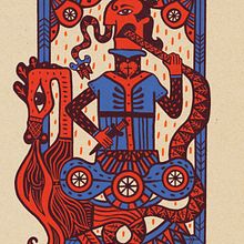 Meu projeto do curso: Introdução à gravura ilustrada com Procreate. Un projet de Dessin numérique, Illustration traditionnelle et Illustration numérique de Irineu Santiago - 29.10.2021