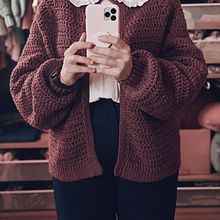 Mi Proyecto del curso:  Top-down: prendas a crochet de una sola pieza. Projekt z dziedziny Projektowanie mod,  Tkactwo, DIY, Sz i dełkowanie użytkownika Severine Mundus - 01.11.2021