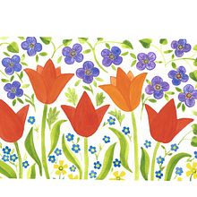 My project in Vibrant Floral Patterns with Watercolors course. Traditional illustration, Pattern Design, Watercolor Painting, and Botanical Illustration project by Janet Whitmore - 10.30.2021