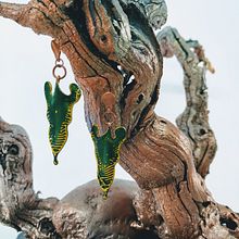 Pendientes de cobre. Jewelr, and Design project by Maribel Lucas Condó - 10.31.2021