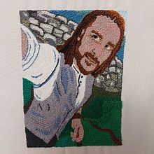 Mi Proyecto del curso: Retratos bordados con aguja mágica. Embroider, and Punch Needle project by veronika_ - 10.31.2021