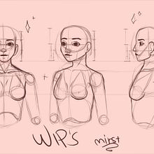Meu projeto do curso: Retrato de personagens femininas com Procreate. Traditional illustration, Digital Illustration, and Digital Drawing project by Michelly de Freitas Santos - 10.28.2021