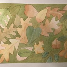 My project in Negative Watercolor Painting for Botanical Illustration course. Un proyecto de Ilustración tradicional, Pintura a la acuarela e Ilustración botánica de Cecilia Gustavsson - 01.11.2021