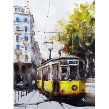Paesaggio urbano, luci e ombre. Painting, Watercolor Painting, L, scape Architecture, and Street Art project by Roberto Zangarelli - 11.01.2021