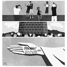 Do not disturb. Un progetto di Illustrazione tradizionale, Fumetto, Illustrazione digitale, Disegno digitale e Pittura digitale di Anna - 01.11.2021