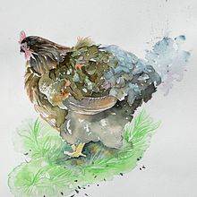 My project in Expressive Animal Portraits in Watercolor course. Un proyecto de Ilustración tradicional, Pintura a la acuarela, Dibujo realista e Ilustración naturalista				 de jmcneely0319 - 31.10.2021