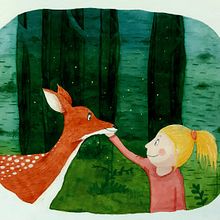 My project in Negative Watercolor Painting for Children's Illustration course. Ilustração tradicional, Pintura, Desenho a lápis, Pintura em aquarela, Ilustração infantil, e Narrativa projeto de Mirjam - 01.11.2021