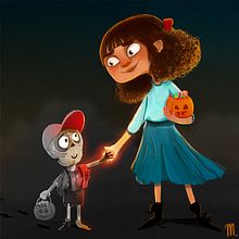 Más allá. Un proyecto de Ilustración tradicional, Ilustración digital, Concept Art, Ilustración infantil, Dibujo digital e Ilustración editorial de Maria Tamarit Gimeno - 01.11.2021