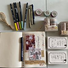 Mi Proyecto del curso:  Bullet journal creativo: planificación y creatividad . Un progetto di Illustrazione tradizionale, Lettering, Disegno, H e lettering di deltimena - 01.11.2021