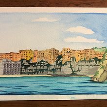 Il mio progetto del corso: Diario di viaggio ad acquerello. Traditional illustration, Watercolor Painting, Architectural Illustration, and Sketchbook project by Serena Maresci - 11.02.2021