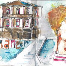 My project in Artistic Watercolor Sketching: Dare to Express Your Ideas course. Un progetto di Illustrazione tradizionale, Bozzetti, Creatività, Disegno, Pittura ad acquerello e Sketchbook di Işıl Karabulut - 31.10.2021