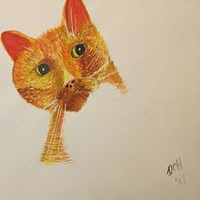 My project in Expressive Animal Portraits in Watercolor course - Caspian Ein Projekt aus dem Bereich Traditionelle Illustration, Aquarellmalerei, Realistische Zeichnung und Naturalistische Illustration von David Horgan - 27.10.2021