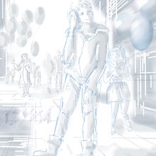 Mein Kursprojekt: Zeichengrundlagen: Personen aus dem Kopf zeichnen. Un progetto di Illustrazione tradizionale, Belle arti, Bozzetti, Disegno a matita, Disegno, Disegno artistico e Disegno anatomico di g_m_freund - 02.11.2021