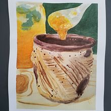 Tea Series, Spring 2019. Een project van Aquarelschilderen, Schilderij, Realistische tekening,  Creativiteit, Traditionele illustratie,  Ontwerp,  Beeldende kunst y  Artistieke tekening van Eryk Lune - 02.11.2021