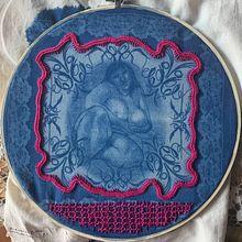 Mi Proyecto del curso: Bluework: cianotipia y bordado Ein Projekt aus dem Bereich Traditionelle Illustration, H, werk, Bildende Künste, Prägung, Stickerei und DIY von Patrizia Calabrò - 30.10.2021
