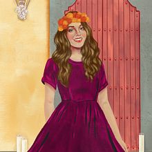 Día de Muertos. Digital Illustration, Portrait Drawing, and Digital Painting project by Ana Gallardo - 11.01.2021