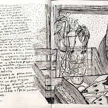 Mi Proyecto del curso: Diario de viaje: ilustra tu realidad . Un proyecto de Ilustración tradicional, Escritura, Creatividad, Dibujo, Sketchbook y Narrativa de Diana Escobar - 02.11.2021