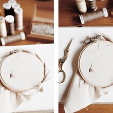 Exploring needle painting with a little wild bunny - A course by Chloe Giordano. Un progetto di Ricamo e Illustrazione tradizionale di miezepluis - 03.11.2021