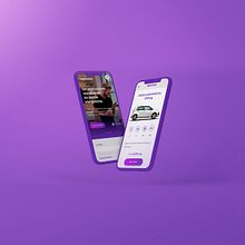 Voy en Auto. Een project van App-ontwerp, UX / UI, Webdesign,  Br, ing en identiteit y  Naming van Lucas Nikitczuk - 03.02.2018