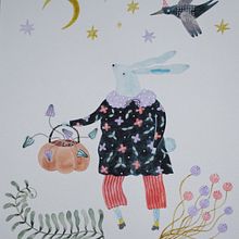 My project in Delicate Watercolors for Narrative Illustration course. Projekt z dziedziny Ilustracje dla dzieci, Trad, c, jna ilustracja i Malowanie akwarelą użytkownika alina - 02.11.2021