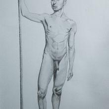 Mi Proyecto del curso: Dibujo realista de la figura humana. Een project van Traditionele illustratie,  Beeldende kunst,  Schetsen, Tekening met potlood,  Tekening, Realistische tekening y Anatomisch tekenen van Leila Aquino - 02.11.2021