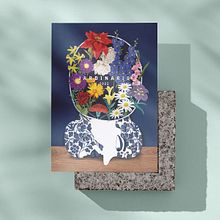 Calendario 'Jardinario 2022'. Un progetto di Illustrazione tradizionale, Design, Design editoriale, Illustrazione botanica, Illustrazione editoriale e Product design di Raquel Feria Legrand - 01.10.2021