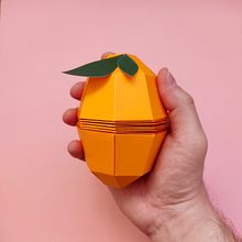 Laranja Made in Brazil. Un proyecto de Diseño gráfico y Papercraft de Helder Kawabata - 04.11.2021