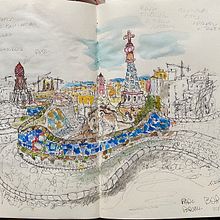 urban sketching. Design project by tiziano cavagnino - 11.04.2021