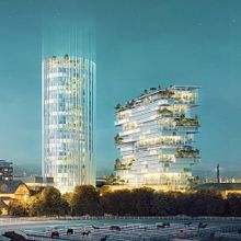 The Two Towers. Un proyecto de Visualización arquitectónica, Ilustración arquitectónica, Ilustración digital y Post-producción fotográfica		 de Milan Stevanović - 27.10.2018