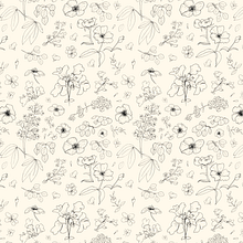 My project in Floral Illustration and Pattern Design course. Projekt z dziedziny Tradycyjna ilustracja,  Malarstwo, Pattern design,  Rysunek i Rysunek botaniczny użytkownika Madeline D'Adam - 29.10.2021