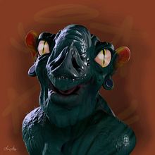 Mi Proyecto del curso: Personajes ilustrados en 3D desde tu iPad. Traditional illustration, 3D, Character Design, Digital Illustration, 3D Modeling, 3D Character Design, and Digital Painting project by Adrián Moreno - 11.04.2021