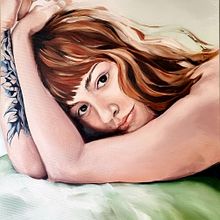 My project in Introduction to Realistic Oil Portraiture course. Oil Painting project by Zalea-Mari Dold - 11.04.2021