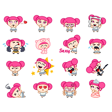 Stickers para "mundijuegos.com". Un proyecto de Ilustración tradicional, Diseño de personajes y Diseño gráfico de Amparo Pérez Aparicio - 01.01.2014
