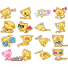 Stickers para página de juegos on-line "mundijuegos.com". Un proyecto de Ilustración tradicional, Diseño de personajes y Diseño gráfico de Amparo Pérez Aparicio - 04.11.2021
