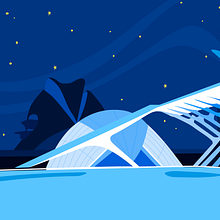 Diseño de backgrounds para serie 2D. Un proyecto de Ilustración tradicional y Animación de Amparo Pérez Aparicio - 04.11.2021