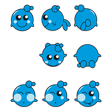 Diseño de personajes para serie de animación 2D sobre el ciclo del agua. Un proyecto de Ilustración tradicional y Diseño de personajes de Amparo Pérez Aparicio - 04.11.2021