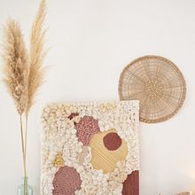 Mon projet du cours : Tissage, broderie et punch needle : création d'un tableau textile. Accessor, Design, Arts, Crafts, Embroider, Decoration, Fiber Arts, and Punch Needle project by Mélanie Retamar - 11.04.2021