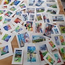 Dispense de cours d'aquarelle et de dessin & Réalisation de projets sur commande. Een project van Schilderij, Creatieve consultanc,  Beeldende kunst,  Tekening,  Creativiteit,  Schetsen, Aquarelschilderen, Realistische tekening,  Artistieke tekening, Creativiteit met kinderen, Sketchbook, Naturalistische illustratie y Bloem- en plantenschikken van Clémence Bedu - 05.11.2021