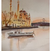 Mijn project van de cursus: Hedendaagse landschappen creëren met aquarel. Fine Arts, and Watercolor Painting project by Judith van Rijswijk - 11.05.2021